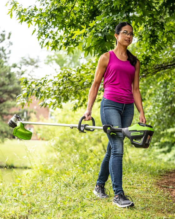 Триммер аккумуляторный Greenworks 60V GD60LT (без АКБ и ЗУ) 40см