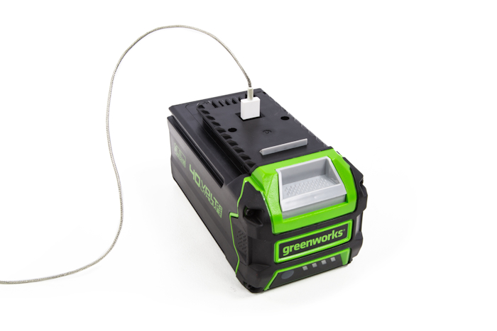 Аккумулятор Greenworks 40V 4Ач G40USB4 с USB разъемом