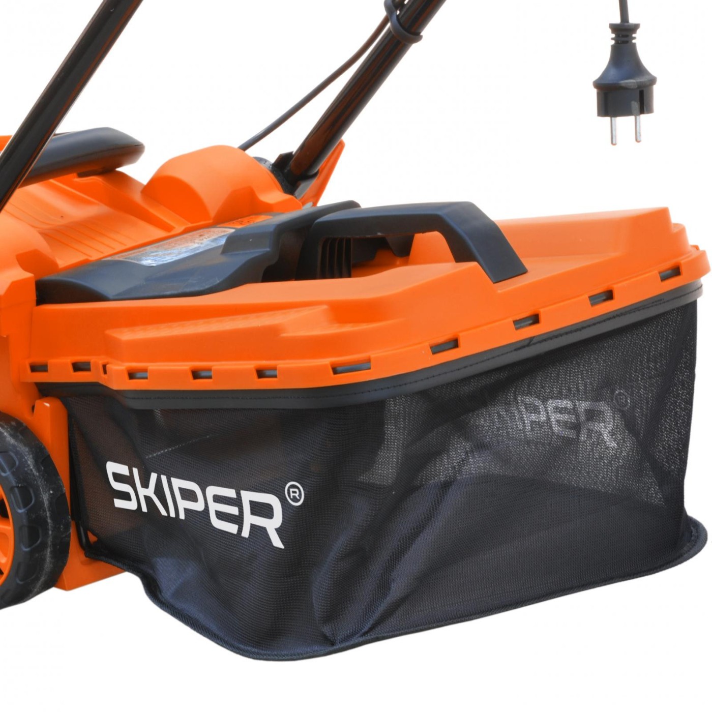 Газонокосилка электрическая SKIPER EL3215 (1500 Вт, шир.32 см, выс. 20-50 мм (3 поз), травосб. 30 л)