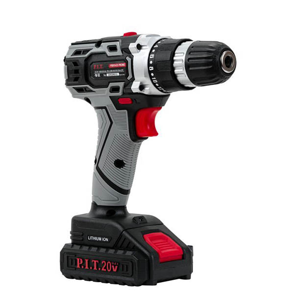 Дрель аккумуляторная, 20 В, 0-350/1350 об/мин, 30 Нм