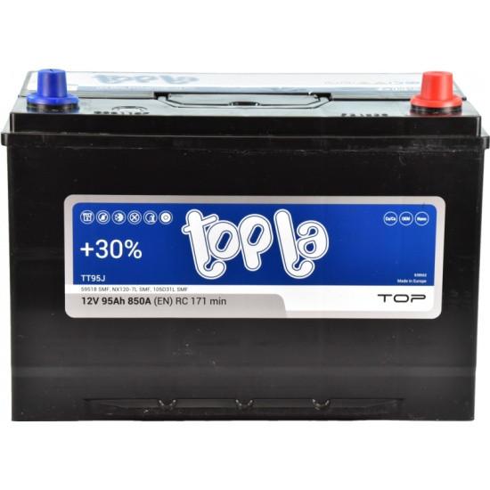 95 Ah TOPLA Top JIS R+ 118895/138895