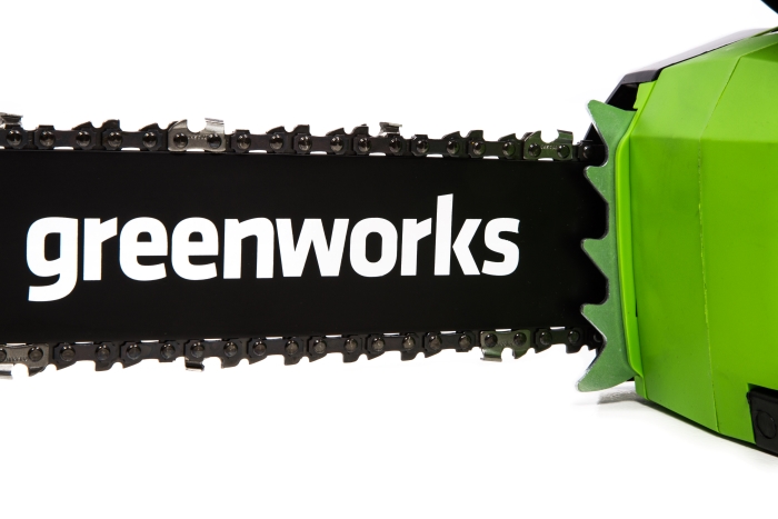 Цепная пила аккумуляторная Greenworks 40V GD40CS18K4 (с 1хАКБ 4Ач и ЗУ) 40 см