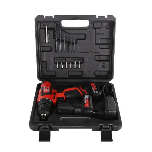 Аккумуляторная дрель-шуруповерт, 14,4В, 2АКБ Li-ion 1,5A*h, 2-х ск. 0-400/0-1400 об/мин, 32 Н*м, сверлен 10-22мм