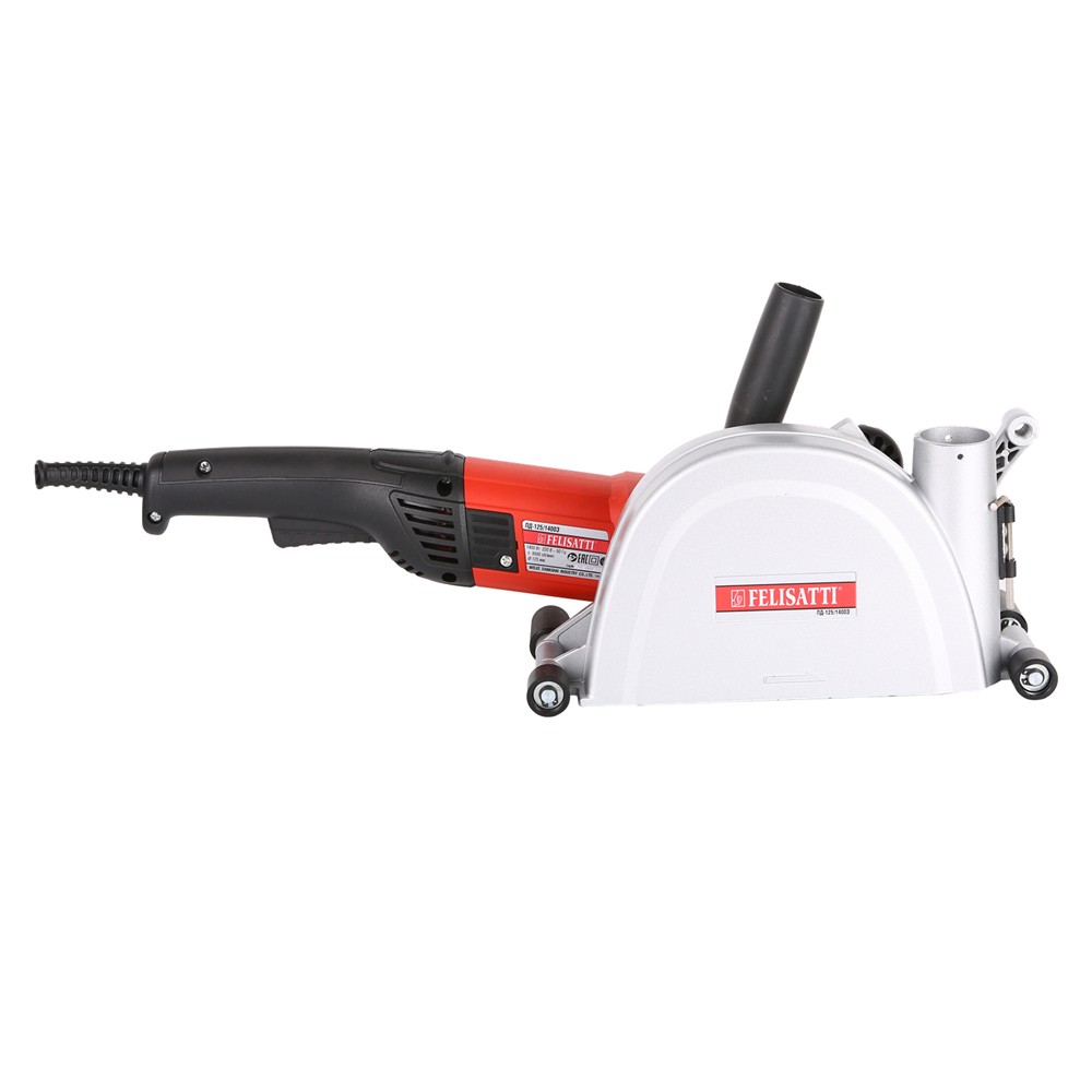 Бороздодел, 1400Вт, 125мм, глубина 30мм, ширина 3-29мм, 9500 об/мин, пл. пуск, 2 диска в компл.