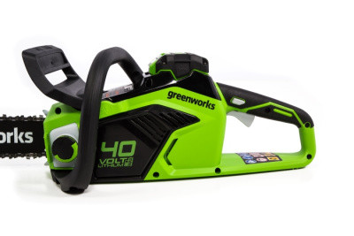 Цепная пила аккумуляторная Greenworks 40V GD40CS18K4 (с 1хАКБ 4Ач и ЗУ) 40 см