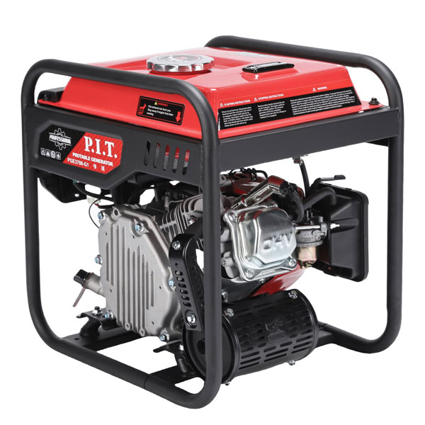 Генератор бензиновый инверторный P.I.T. PGE3700-G1 (3,7/3,5 кВт, 223см³, 4 такт, 2х220В, 12В, 15А)