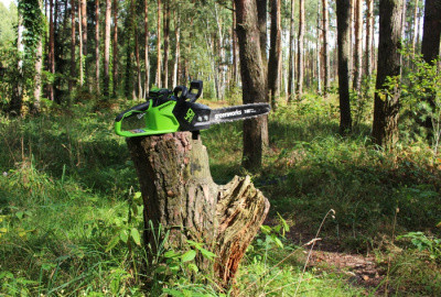 Цепная пила аккумуляторная Greenworks 40V GD40CS18 (без АКБ и ЗУ) 40см