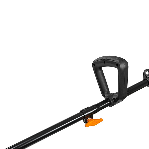 Триммер электрический, 2000 Вт, ширина скоса 380 мм, D-образная рукоятка, разъемная, нож+леска