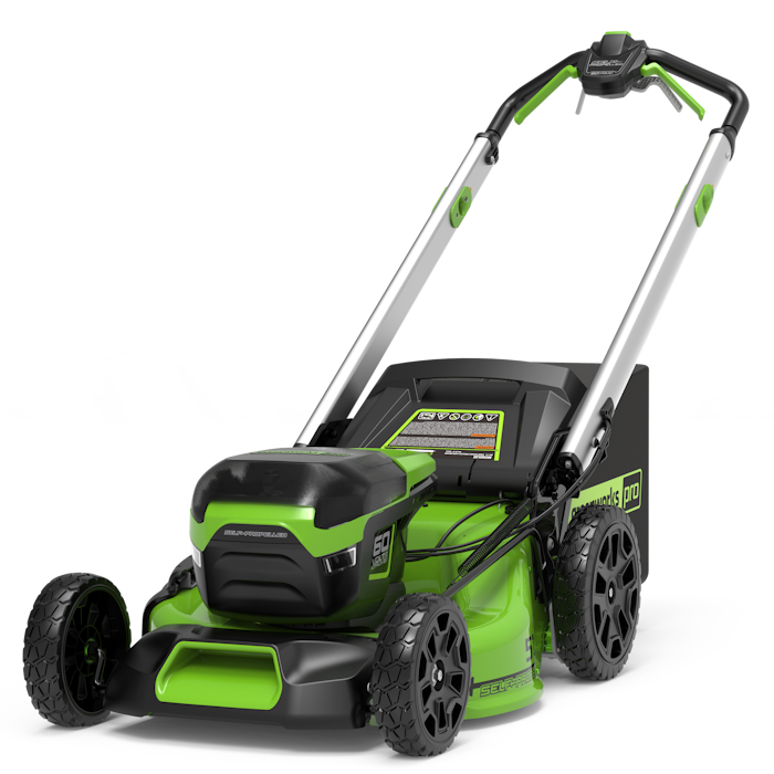 Газонокосилка аккумуляторная Greenworks 60V GD60LM51SPK4 (1хАКБ 4Ач и ЗУ) 51см самоходная