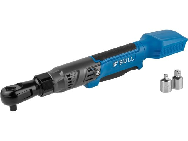 Аккум. угловая трещотка (гайковерт) BULL CRW 9020 в кор. XLTpro 90 Нм, 0-200 об/мин., LED (внешний квадрат, 1/2