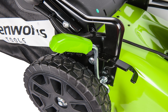 Газонокосилка аккумуляторная Greenworks 60V GD60LM46HPK4 (1хАКБ 4Ач и ЗУ) 46см