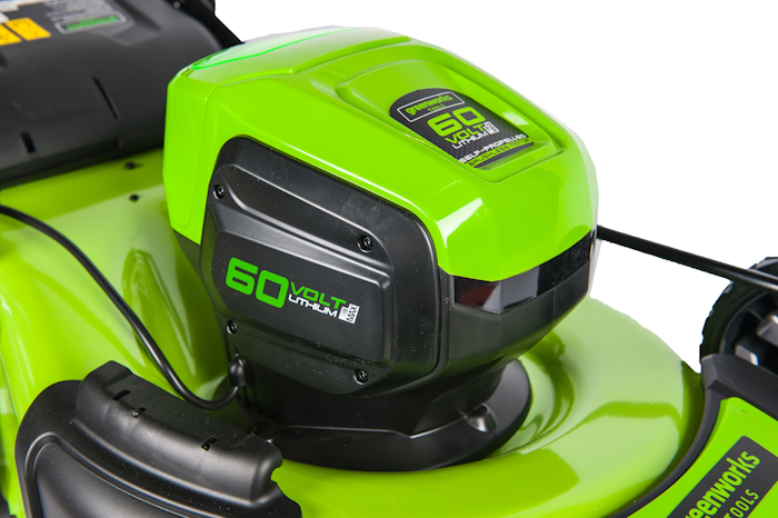 Газонокосилка аккумуляторная Greenworks 60V GD60LM46SPK4 (1хАКБ 4Ач и ЗУ) 46см самоходная