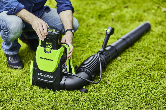 Воздуходув аккумуляторный Greenworks 60V GD60BPB (без АКБ и ЗУ) ранцевый