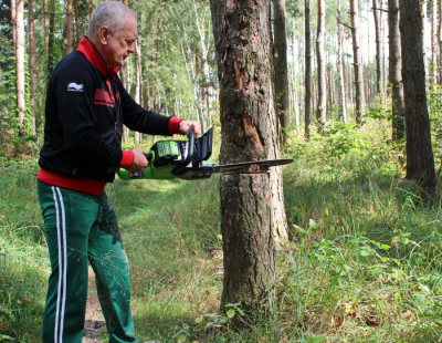 Цепная пила аккумуляторная Greenworks 40V GD40CS18 (без АКБ и ЗУ) 40см
