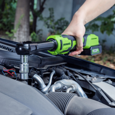 Гайковерт-трещотка аккумуляторный Greenworks 24V GD24RWX 1/2