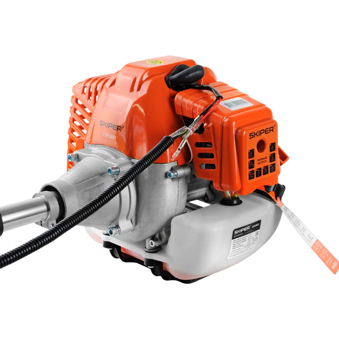 Мотокоса SKIPER GTP2401 (2.4 кВт, autocut25, диск 40Т, двуплечный ремень, лёгк. старт)