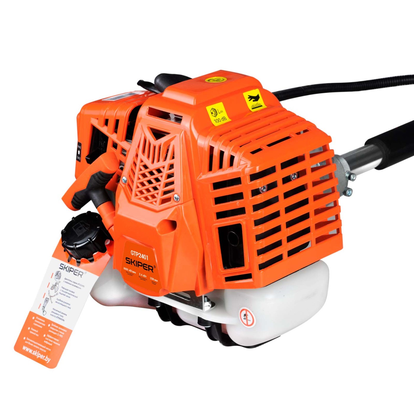 Мотокоса SKIPER GTP2401 (2.4 кВт, autocut25, диск 40Т, двуплечный ремень, лёгк. старт)