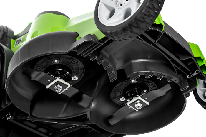 Газонокосилка аккумуляторная Greenworks 40V G40LM49DBK4 TwinForce (1хАКБ 4Ач и ЗУ) 49см