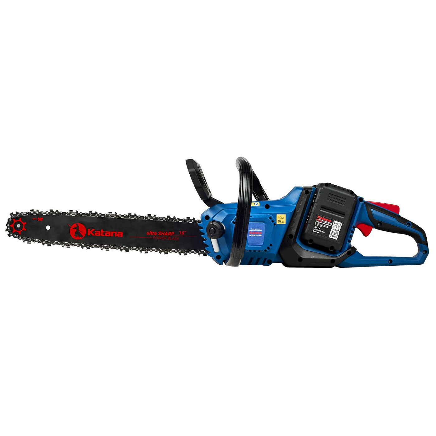 Пила цепная аккумуляторная KATANA DT2103-PRO(Бесщет, 42V, 2x3Ah, 40см, 0,375