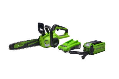 Цепная пила аккумуляторная Greenworks 40V G40CS30IIK4 (1xАКБ 4Ач и ЗУ) 30см