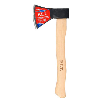 Топор с деревянной рукояткой P.I.T. ADVANCE HAXW01-0800 (800/1010 г, кованый, 400 мм)