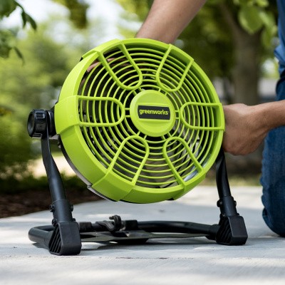 Вентилятор с гибридным питанием Grenworks G24FAN 24V /110-240V, 25,4 см, 14,2 м3/мин. (без АКБ и ЗУ)