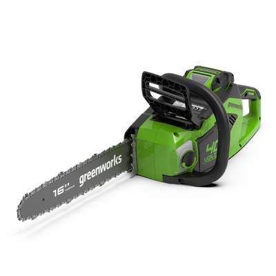 Цепная пила аккумуляторная Greenworks 40V GD40CS18K2 (1хАКБ 2Ач и ЗУ) 40см