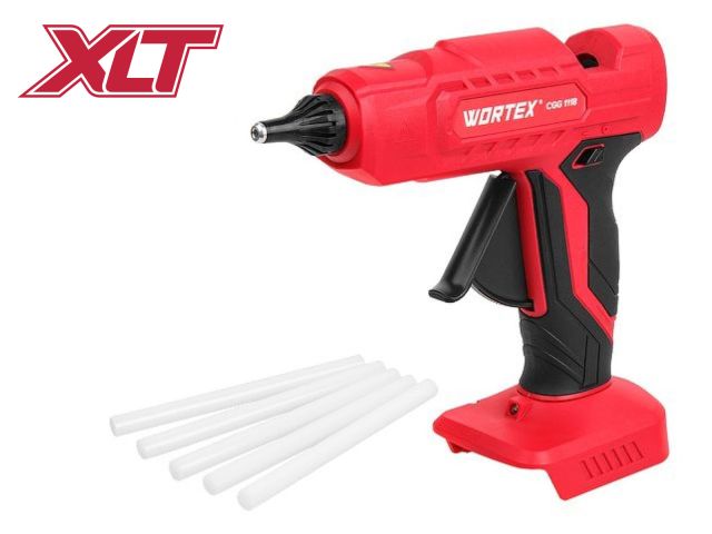 Аккум. клеевой пистолет WORTEX CGG 1118 в кор. ALL1 SOLO 18В, 11 мм