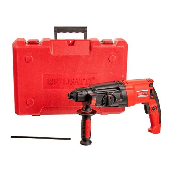 Перфоратор, 780Вт, 2,9Дж, SDS-Plus. 3 реж., 0-1100об/мин, макс. диаметр 24мм, щет. реверс, кейс