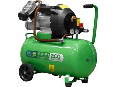 Компрессор ECO AE-502-3 коаксиальный (440 л/мин, 8 атм, коаксиальный, масляный, ресив. 50 л, 220 В, 2.20 кВт)