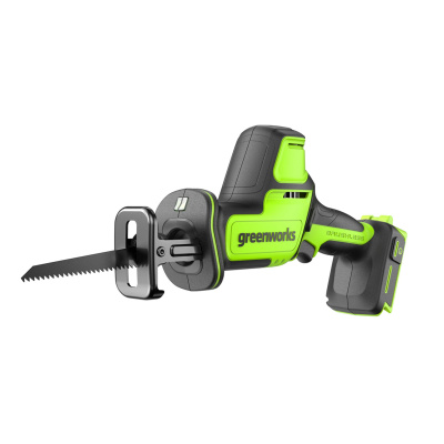 Пила сабельная компактная аккумуляторная Greenworks GPT-CRS-25, 24V, бесщеточная (без АКБ и ЗУ)
