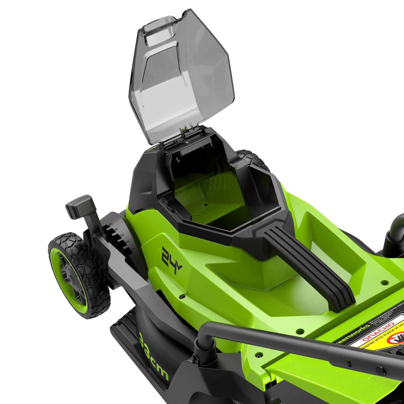 Газонокосилка аккумуляторная Greenworks 24V GD24LM331 (без АКБ и ЗУ) 33см