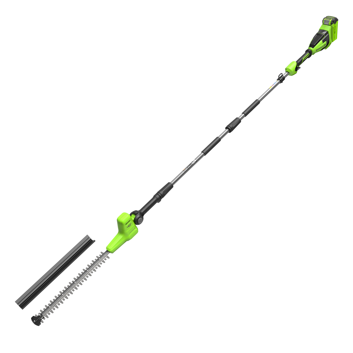 Кусторез аккумуляторный Greenworks 40V G40PH511 (без АКБ и ЗУ) 51см штанговый