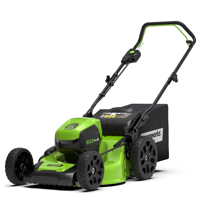 Газонокосилка аккумуляторная Greenworks 60V GD60LM46HPK4 (1хАКБ 4Ач и ЗУ) 46см