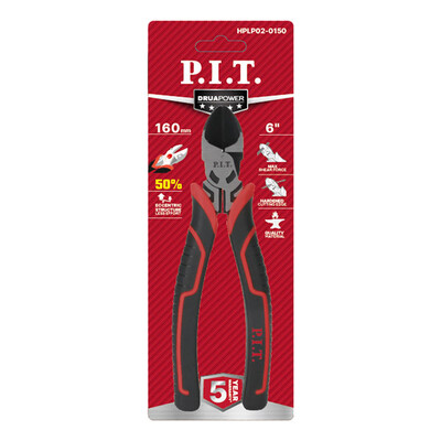 Бокорезы усиленные P.I.T. DRUA HPLP02-0150, 150мм, шарнир с эксцентриком