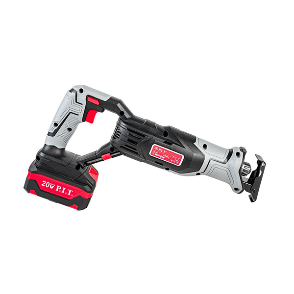 Пила сабельная аккумуляторная, Li-ion, 20 В.,0-2700 ход/мин., БЗП, резка 115 мм., ход 22мм, 1 акб 2 Ач, ЗУ