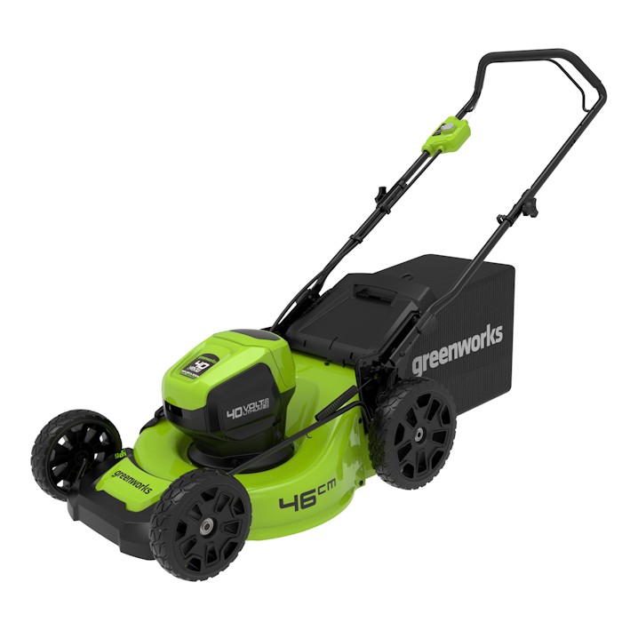 Газонокосилка аккумуляторная Greenworks 40V GD40LM46HP (1хАКБ 4Ач и ЗУ) 46см