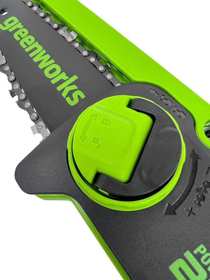 Цепная мини пила аккумуляторная Greenworks 24V GD24CSMNX (без АКБ и ЗУ) 15см