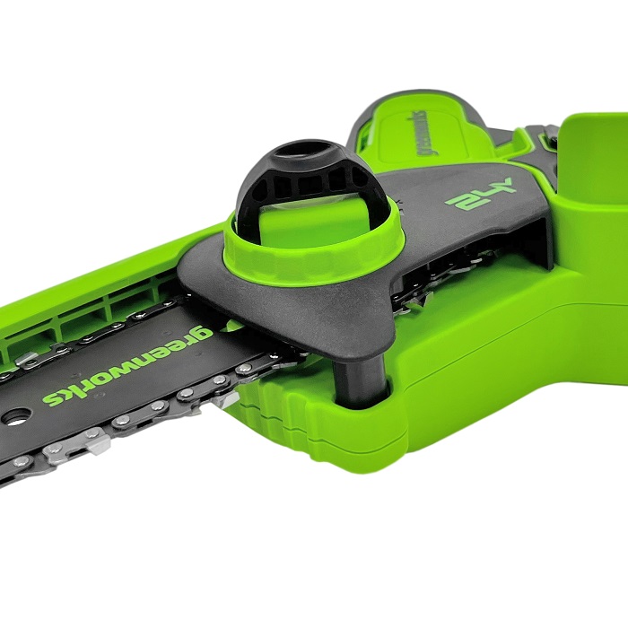 Цепная мини пила аккумуляторная Greenworks 24V G24MCS10 (без АКБ и ЗУ) 10см