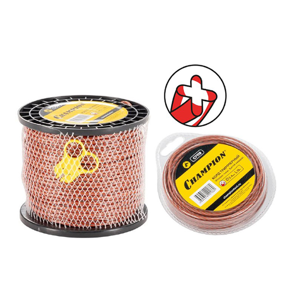 Корд трим. Whisper-twist 3,5 мм*124 м(витой квадрат)+нож