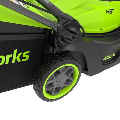 Газонокосилка аккумуляторная Greenworks 24V*2 GD24X2LM411 (без АКБ и ЗУ) 41 см б/щ