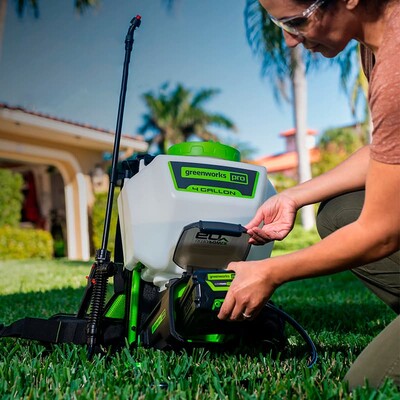 Садовый опрыскиватель аккумуляторный Greenworks Арт.5300107, 60V без АКБ и ЗУ