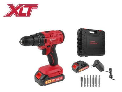 Аккум. дрель-шуруповерт WORTEX LX BD 1820 Li в чем. ALL1 XLT, 18 В, 30 Н*м, 2х2 А*ч, БЗП 10 мм