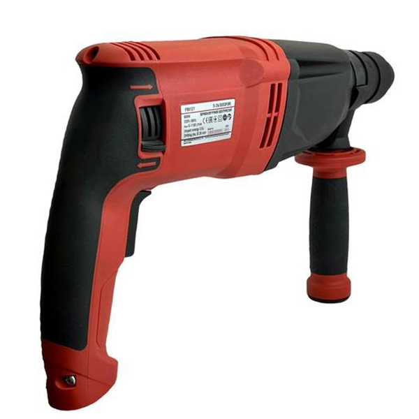 Перфоратор ручной электрический , 800 Вт, 3,0 Дж, SDS-Plus, 3 реж., 0-1100 об/мин., макс. диаметр 26 мм., щет. реверс