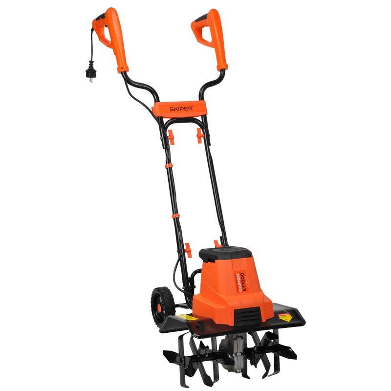 Культиватор электрический SKIPER ET 7000 (1600Вт, 350об/мин, шир. 40см, глуб. 22см, трансп. колеса)