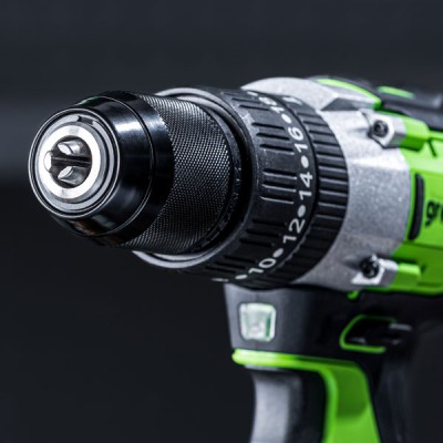 Дрель-шуруповерт ударная аккумуляторная 24V Greenworks GD24DD60 (1х4Ач, ЗУ, кор) 30/60Нм, б/щет