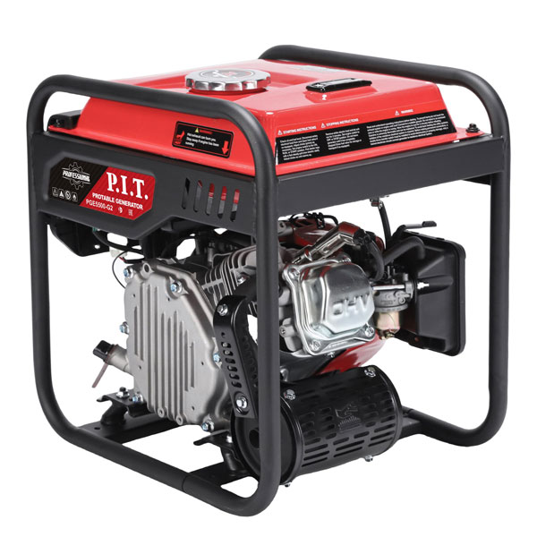 Генератор бензиновый инверторный P.I.T. PGE5500-G2 (5,5/5,0 кВт, 236см³, 4 такт, 2х220В, 12В, 23А)