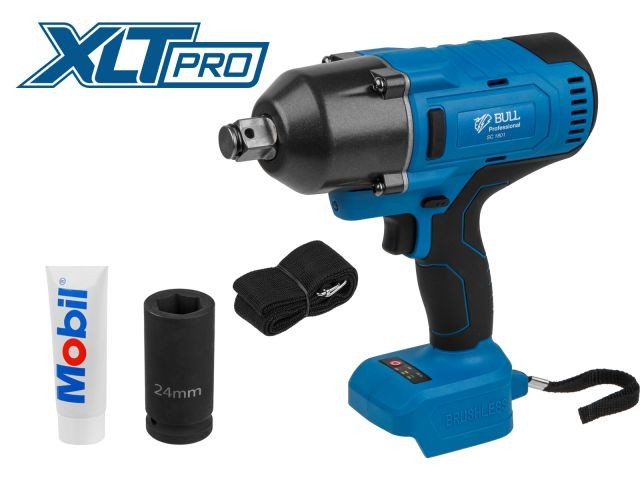 Аккум. ударный гайковерт BULL SC 1801 в кор. XLTpro БЕСЩЕТ., 18 В, 1000 Н*м, 3/4