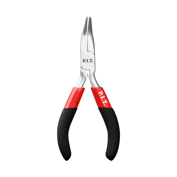 Длинногубцы мини изогнутые P.I.T. ADVANCE HPLR06-0115B, 115 мм, сталь CR-V, 63HRC, пружина_2