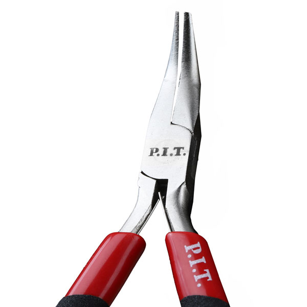 Длинногубцы мини изогнутые P.I.T. ADVANCE HPLR06-0115B, 115 мм, сталь CR-V, 63HRC, пружина_2